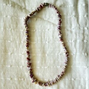 Elegant Purple Shell Necklace